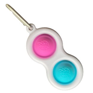 Simple Dimple Fidget | Jordbær